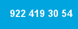 922 419 30 54